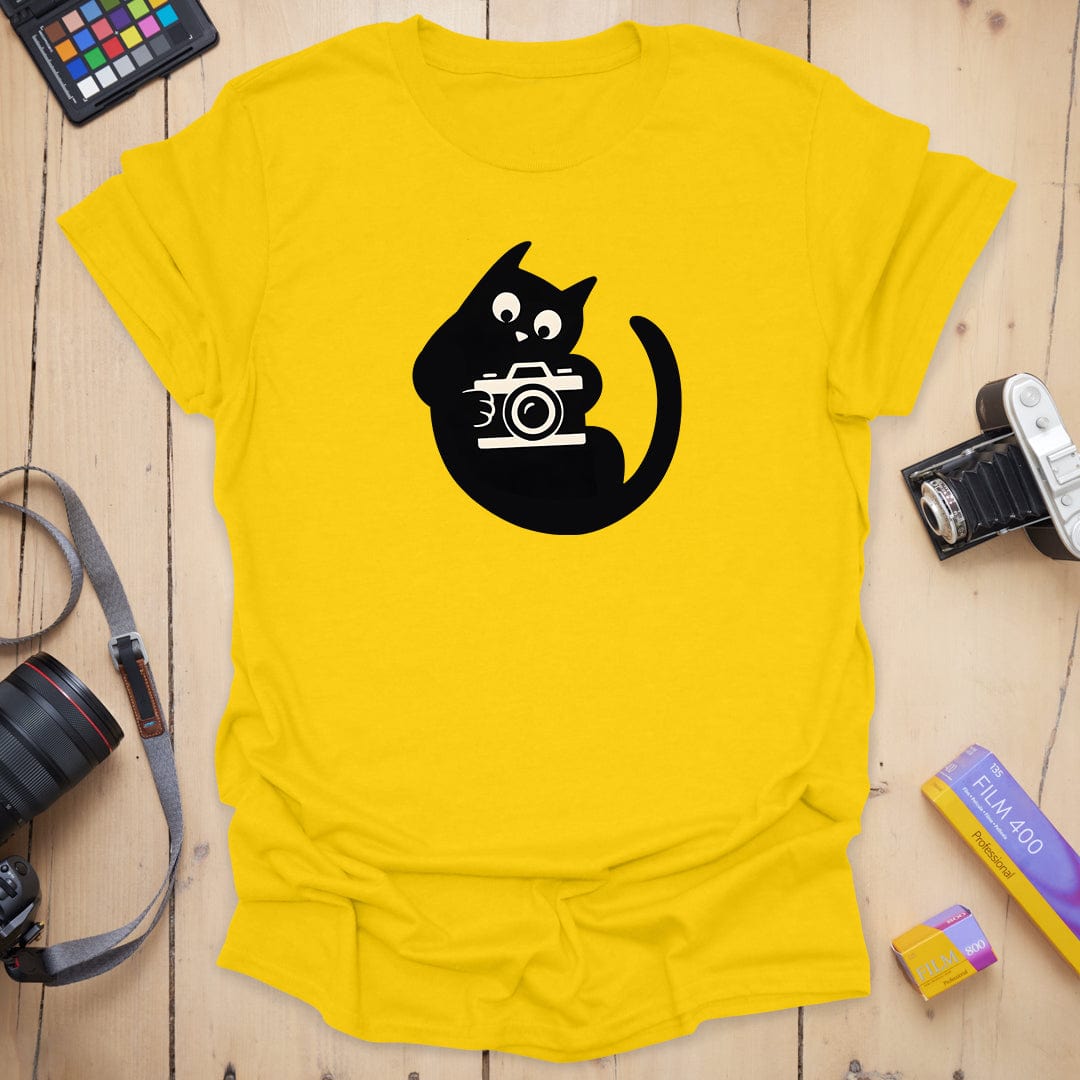 Camera Cat T-Shirt