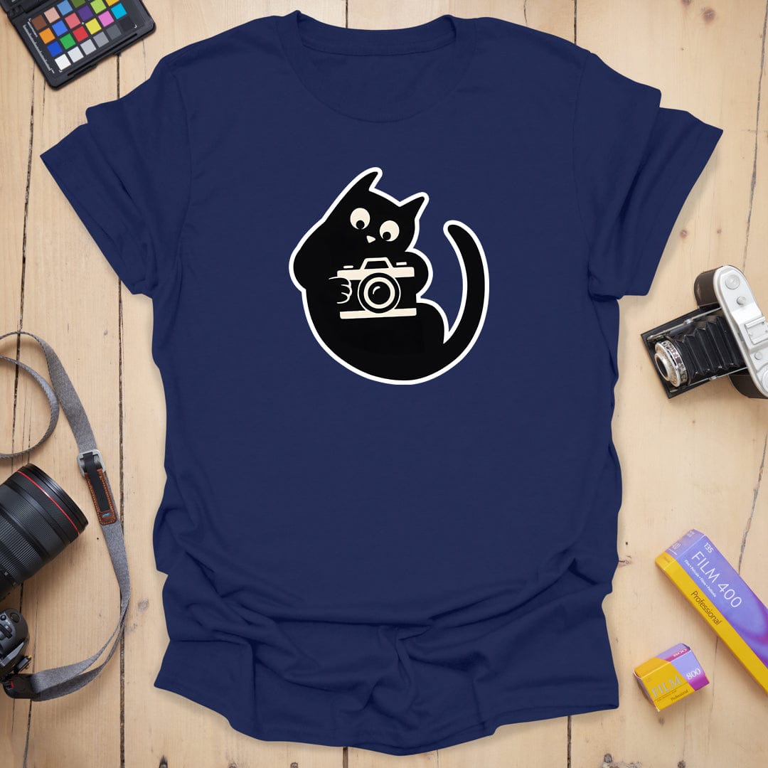 Camera Cat T-Shirt