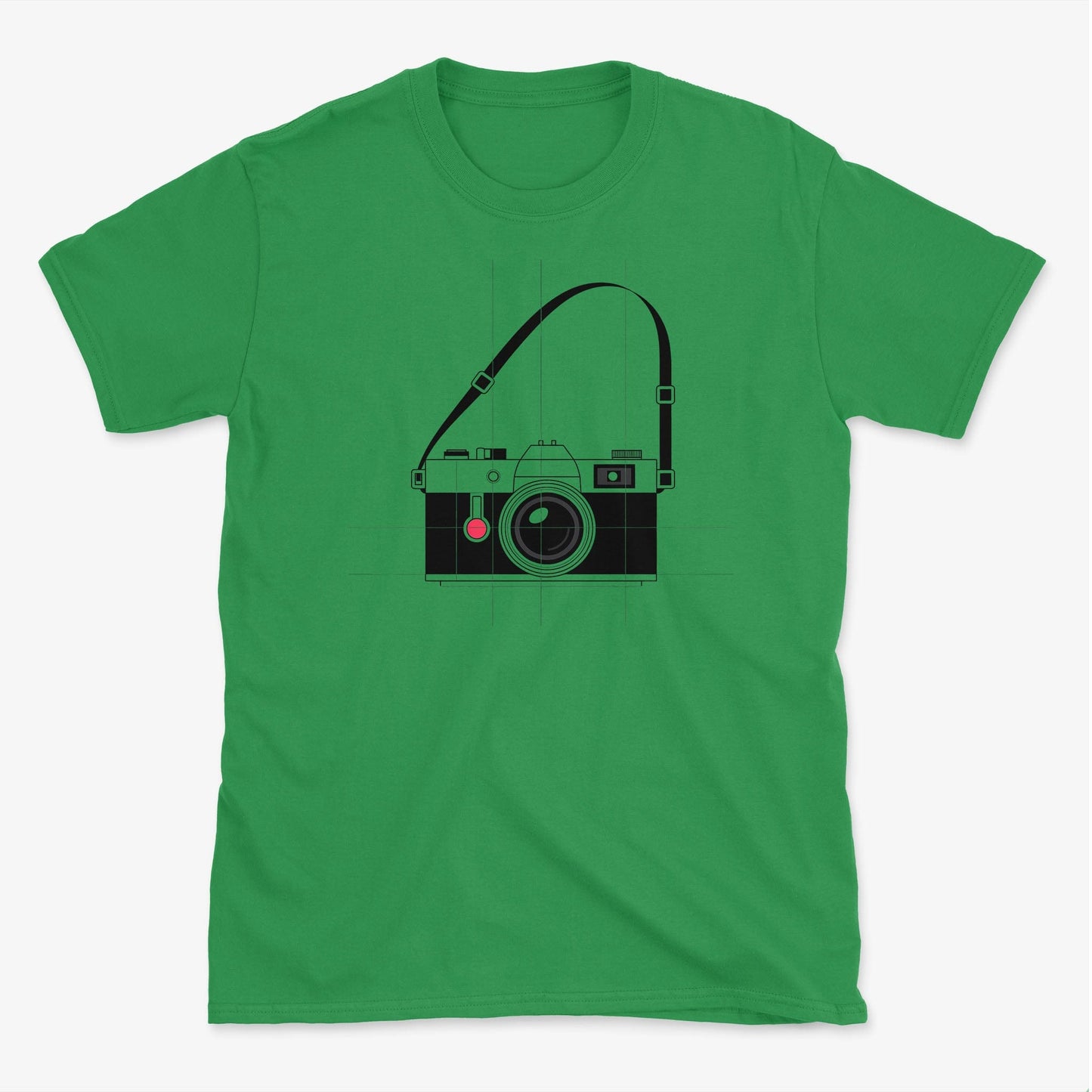 Gridline Camera T-Shirt