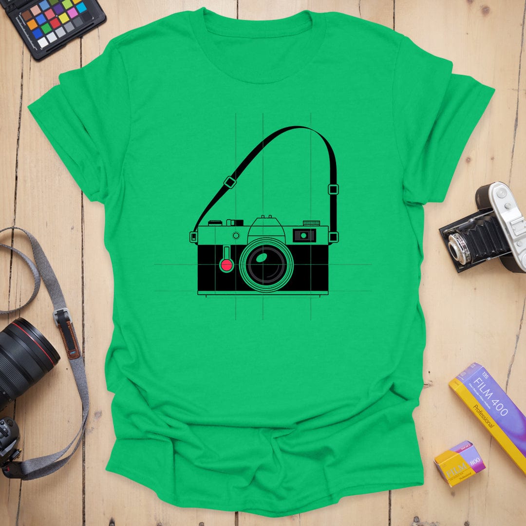 Gridline Camera T-Shirt