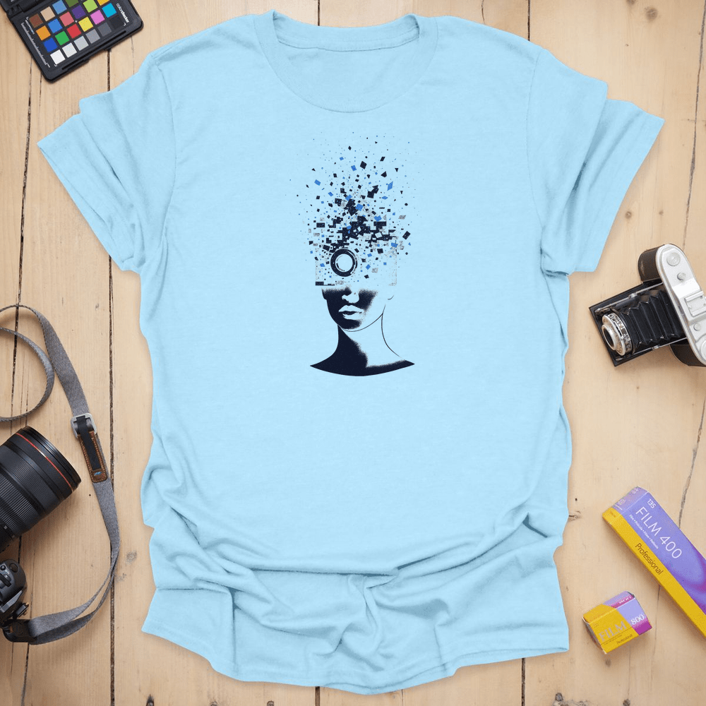 414 Pixel Bloom - Light Blue