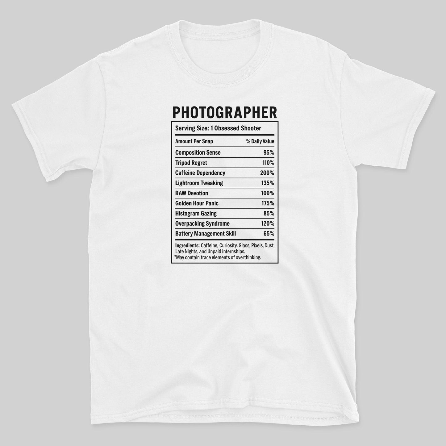 Photographer Label T-Shirt