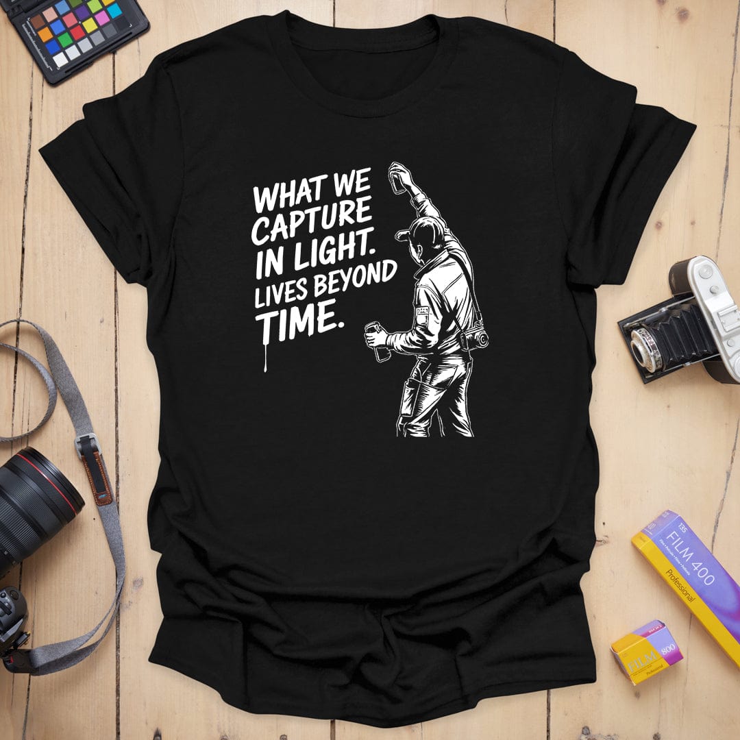 What We Capture in Light T-Shirt