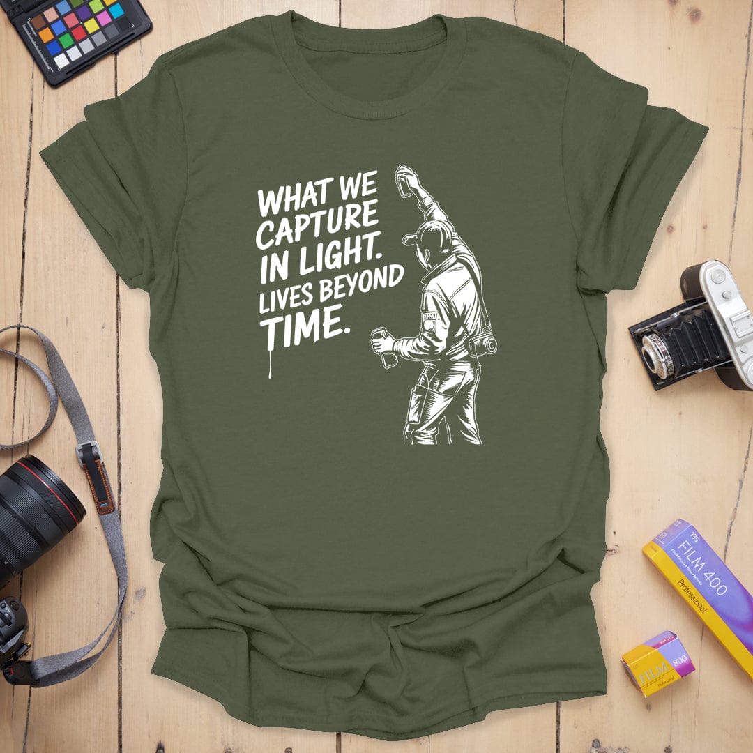 What We Capture in Light T-Shirt