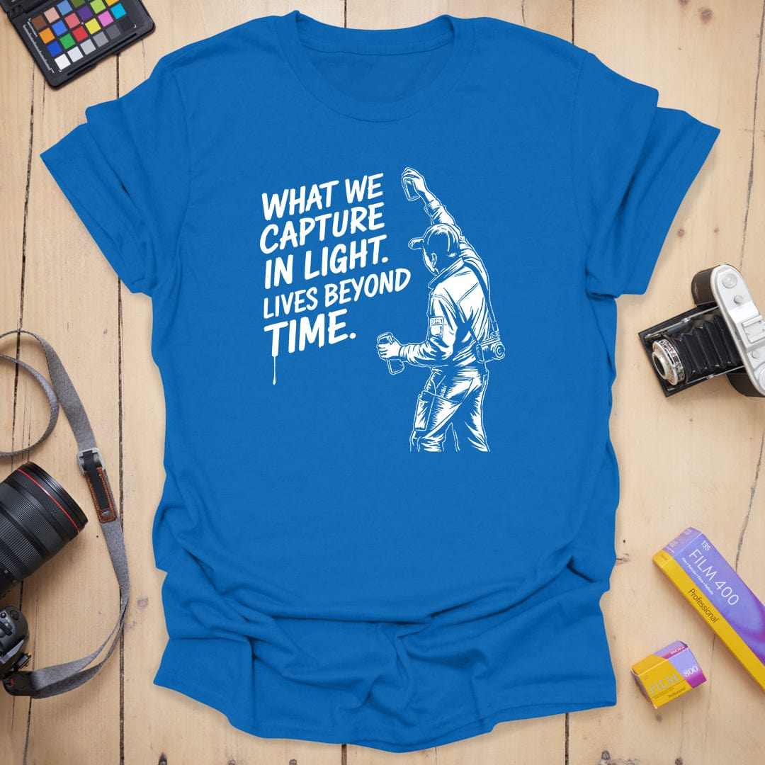 What We Capture in Light T-Shirt