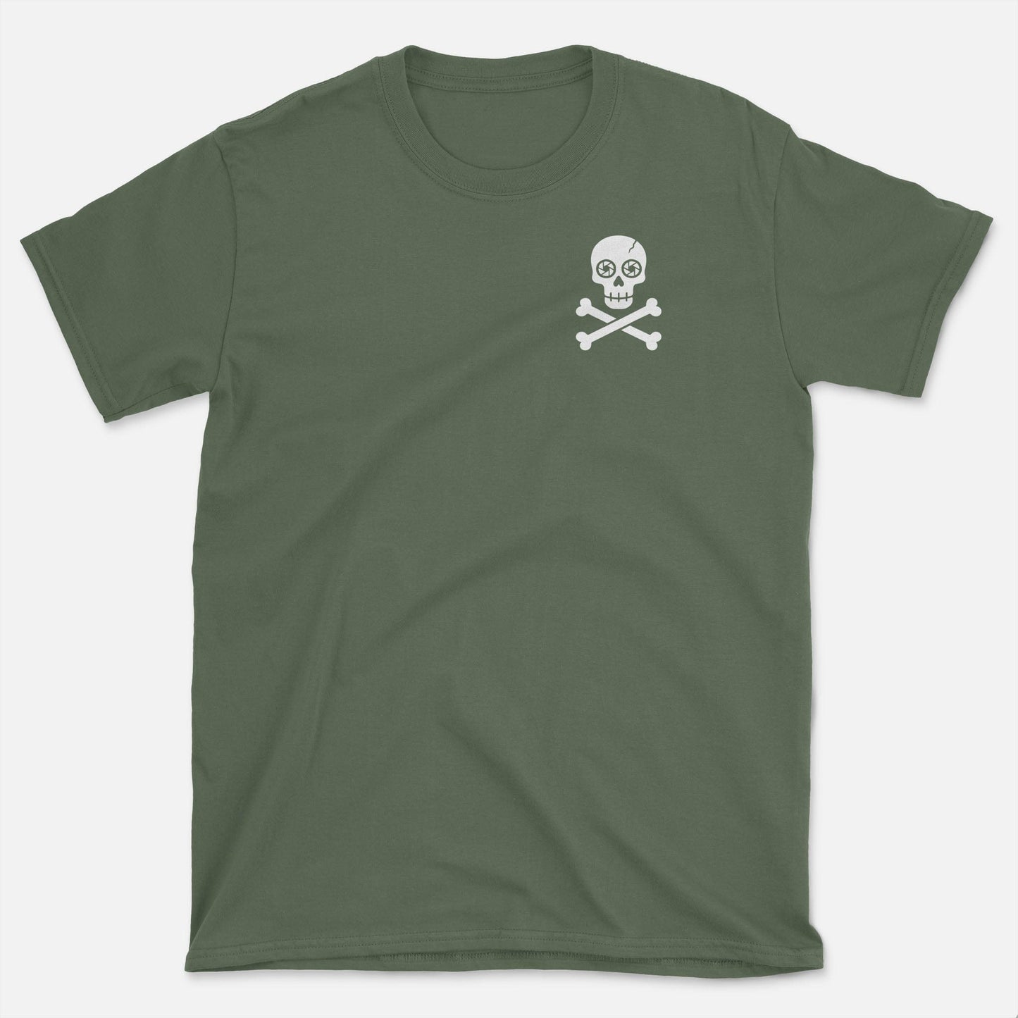 Skull and Shutter Badge T-Shirt