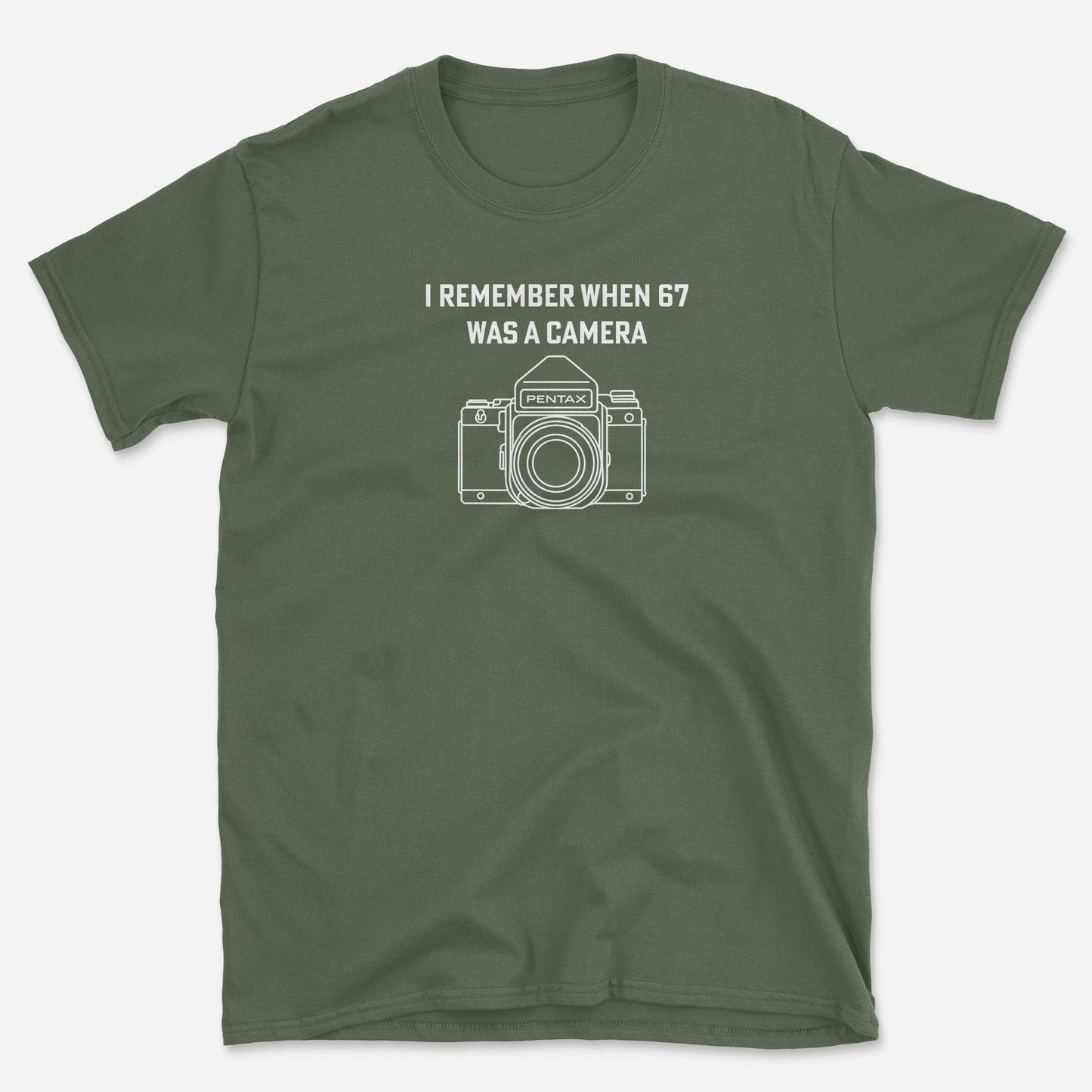 67 was a camera T-Shirt
