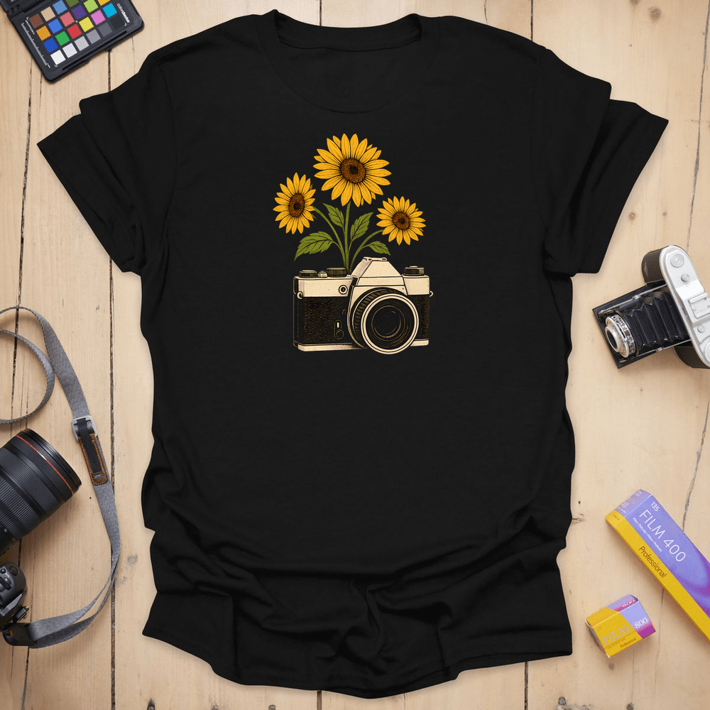 415 Sunflowers - Black