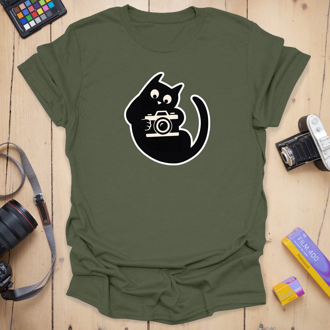 Camera Cat T-Shirt