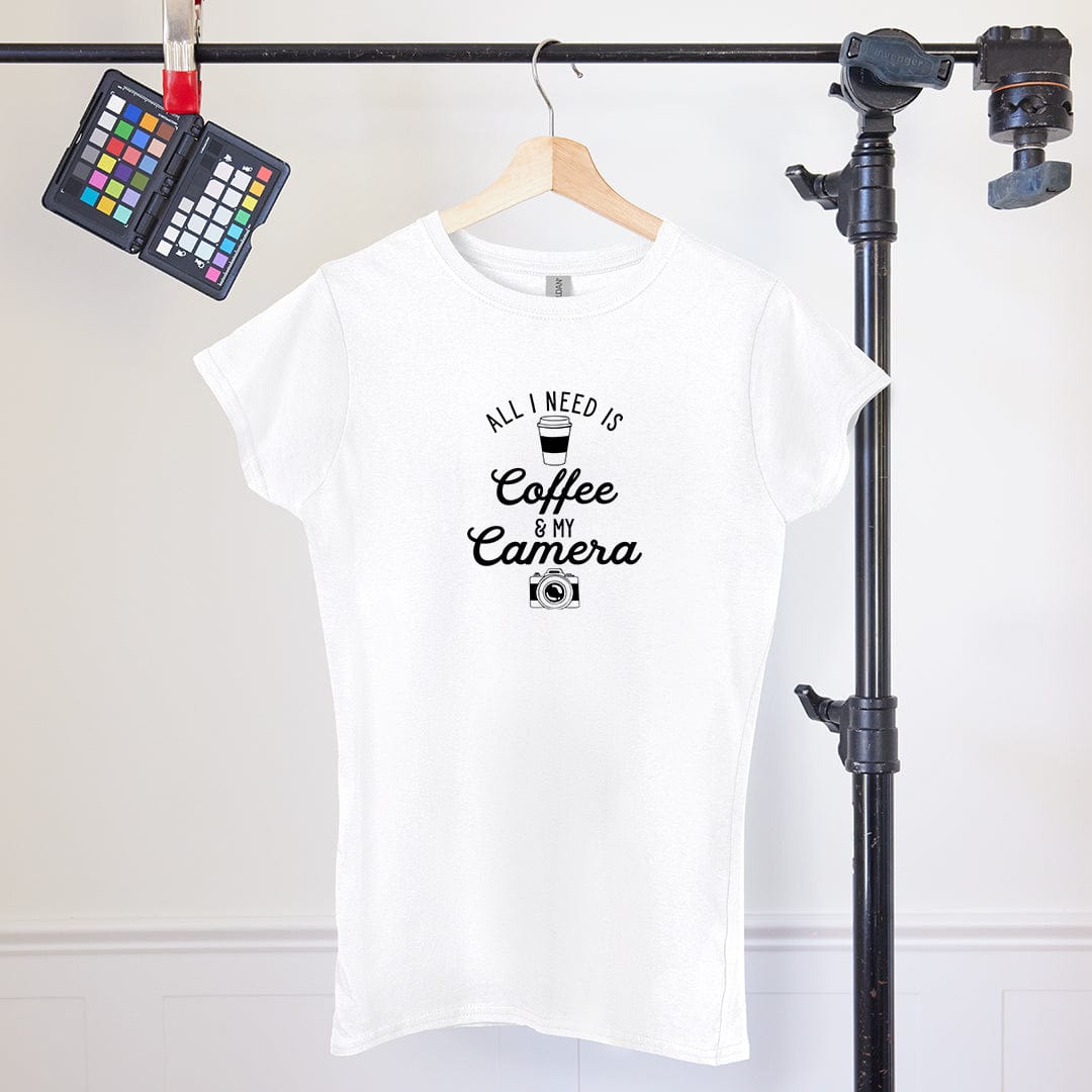 Coffee and My Camera Women's T-Shirt