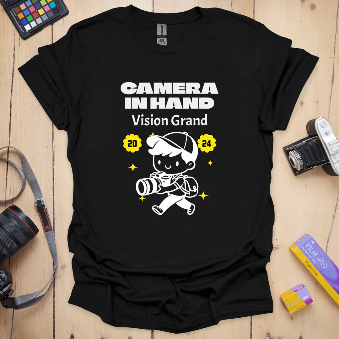 Camera In Hand Vision Grand T-Shirt