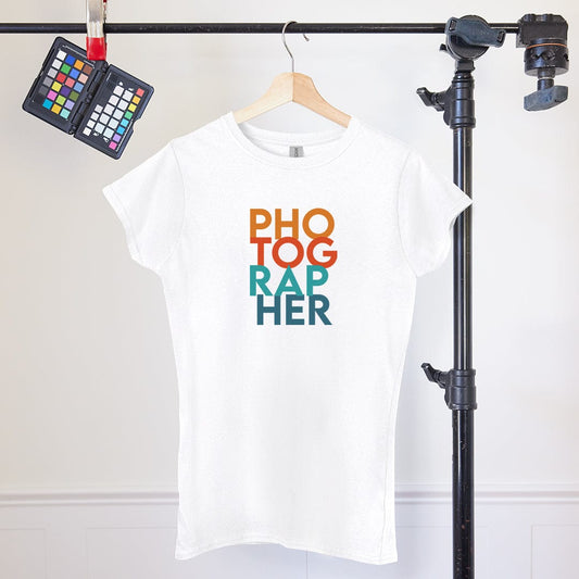 Color Stacked Women's T-Shirt