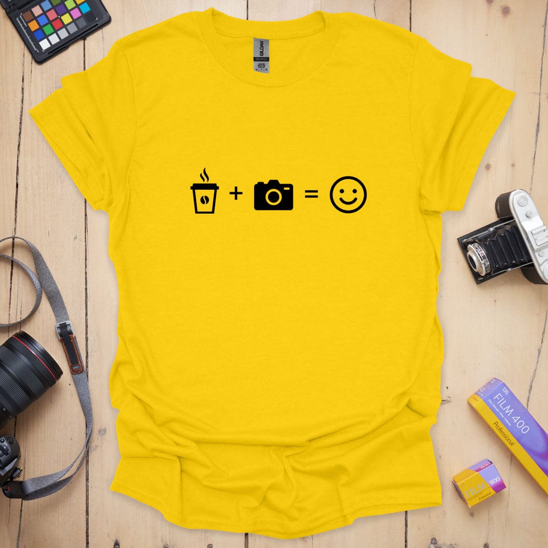 Coffee Plus Camera T-Shirt