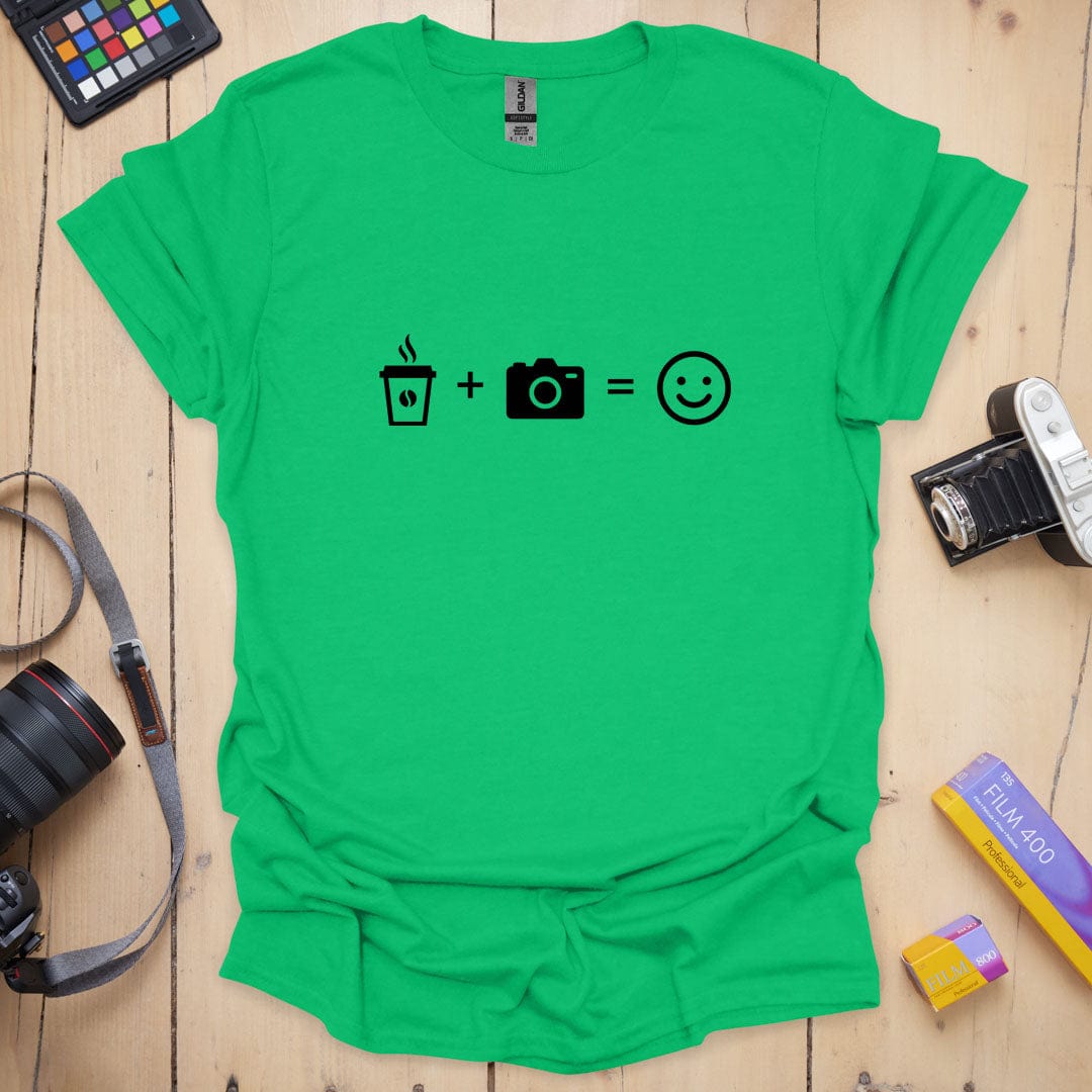 Coffee Plus Camera T-Shirt