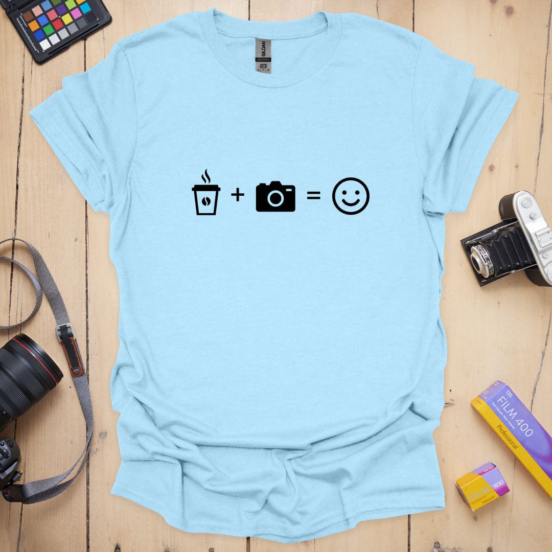 Coffee Plus Camera T-Shirt