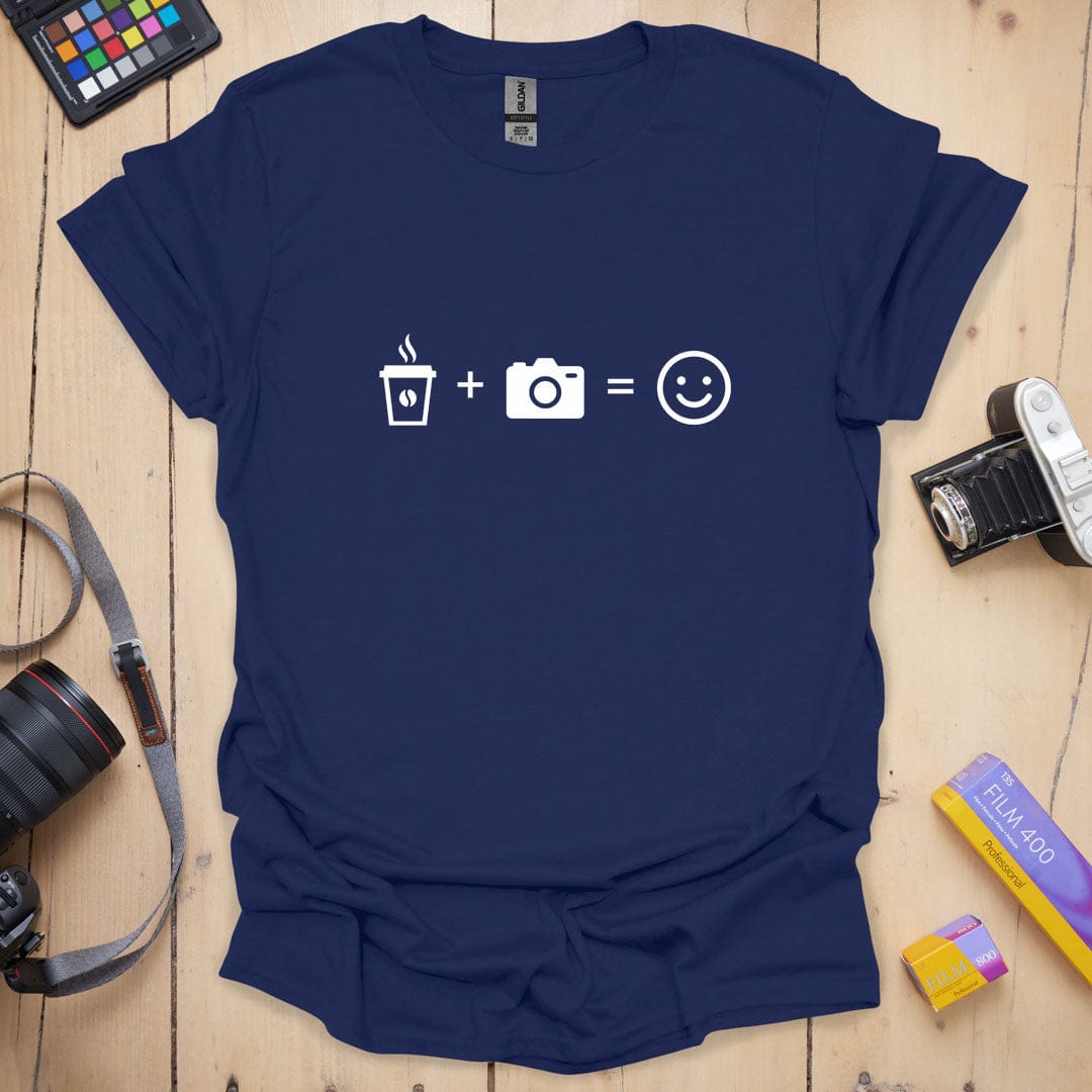 Coffee Plus Camera T-Shirt