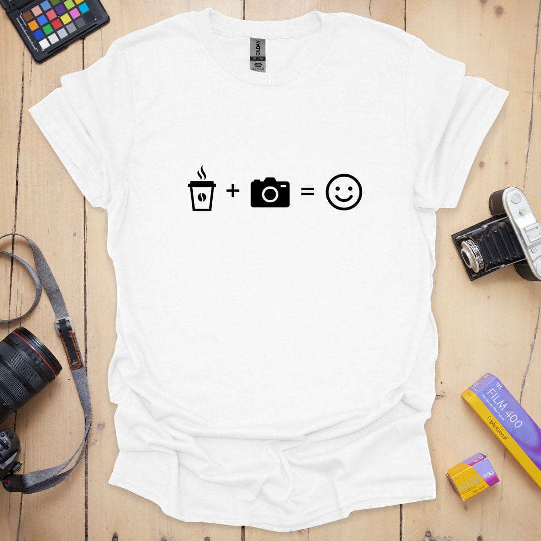 Coffee Plus Camera T-Shirt