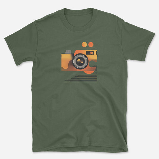 Golden Abstract T-Shirt