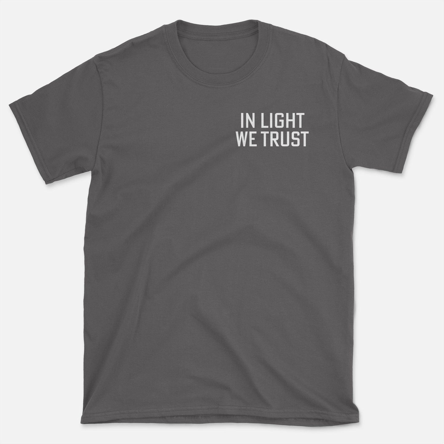 In Light We Trust Badge T-Shirt