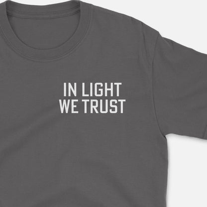 In Light We Trust Badge T-Shirt