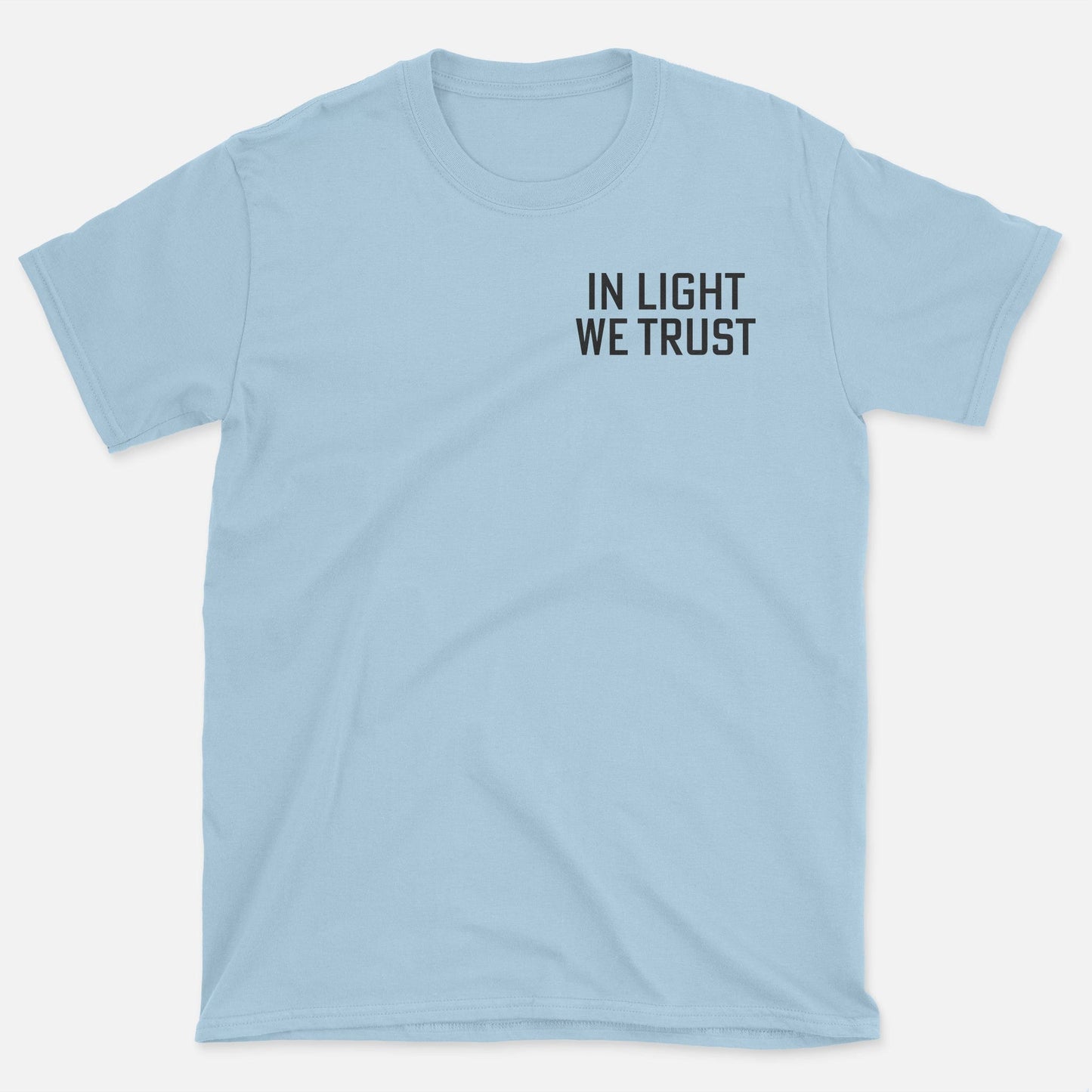 In Light We Trust Badge T-Shirt