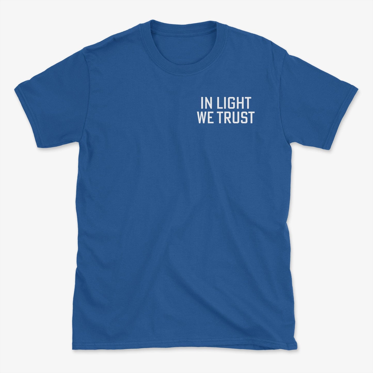 In Light We Trust Badge T-Shirt