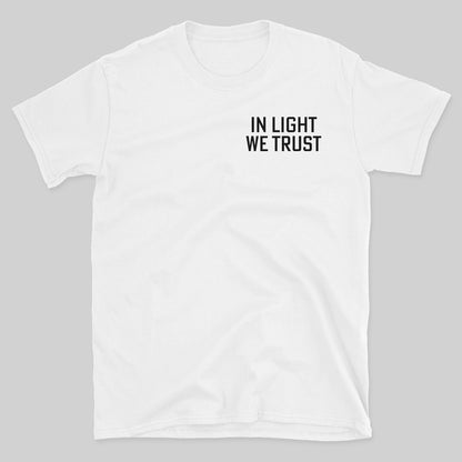 In Light We Trust Badge T-Shirt