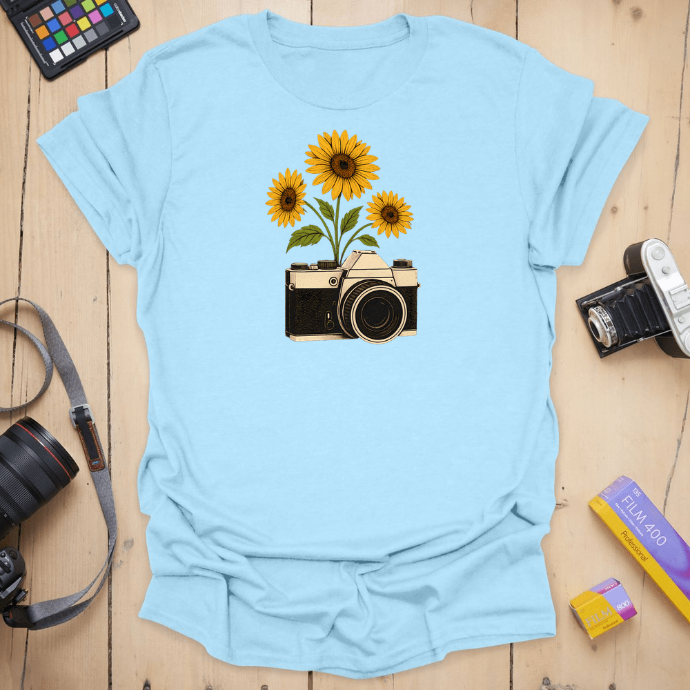 415 Sunflowers - Light Blue