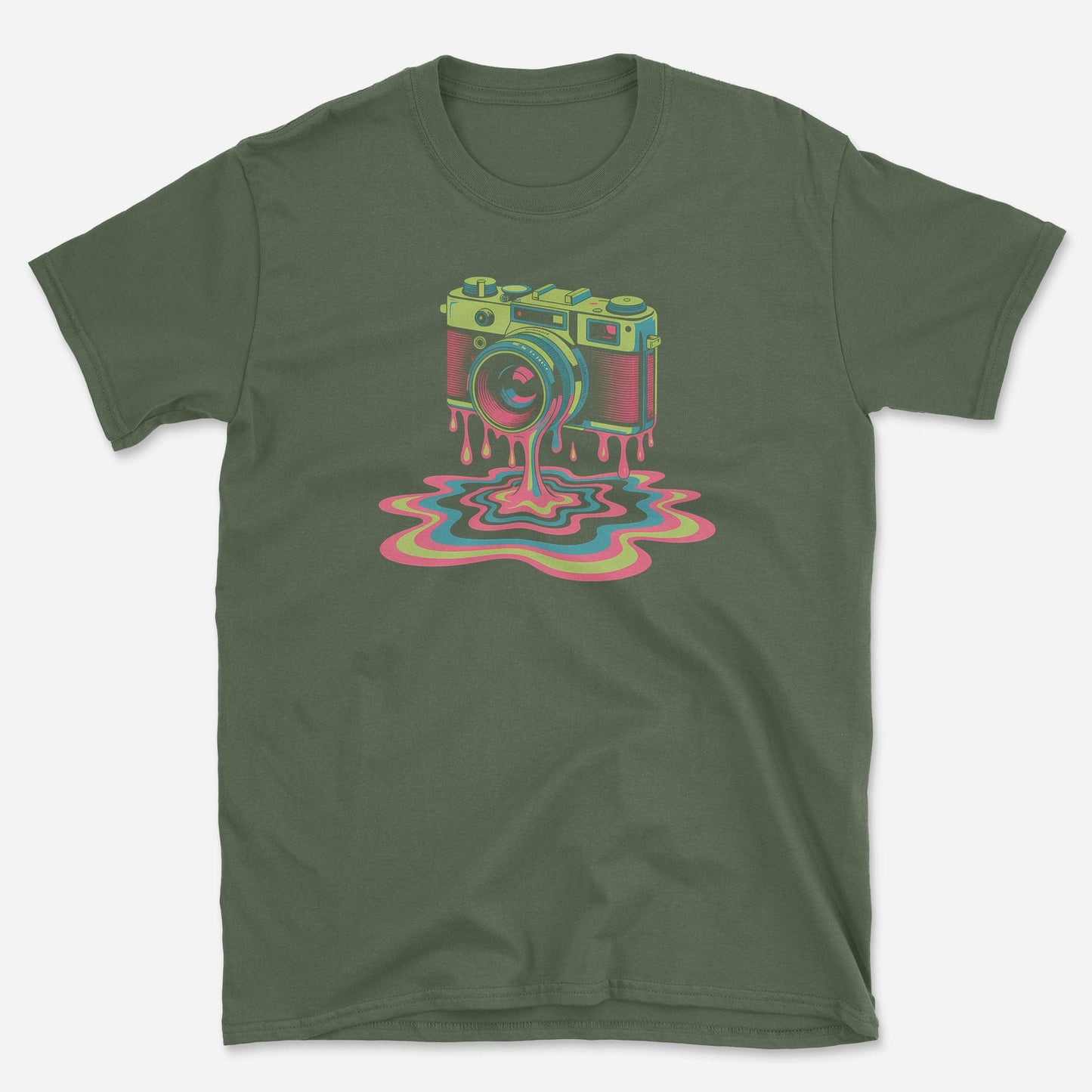 Neon Drip Cam T-Shirt