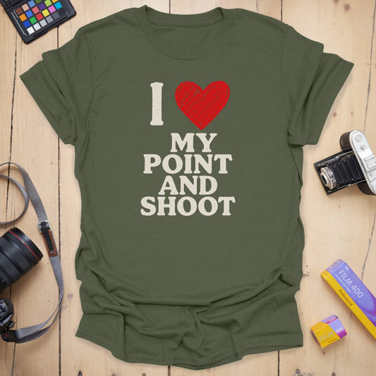 Point and Shoot Love T-Shirt