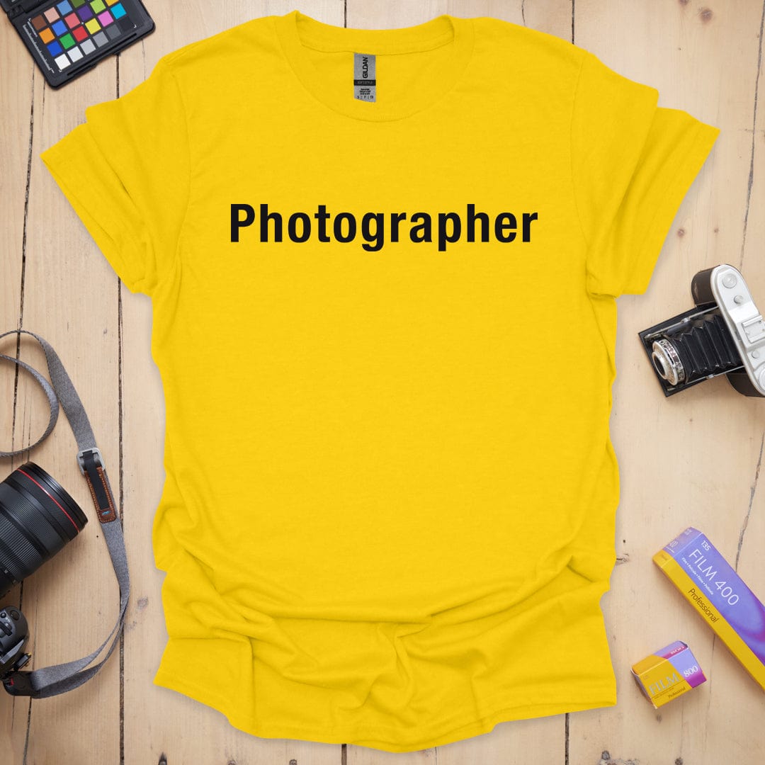 Photographer Helvetica T-Shirt