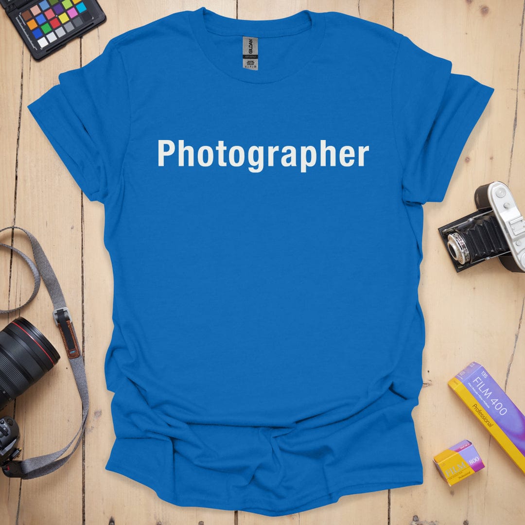 Photographer Helvetica T-Shirt