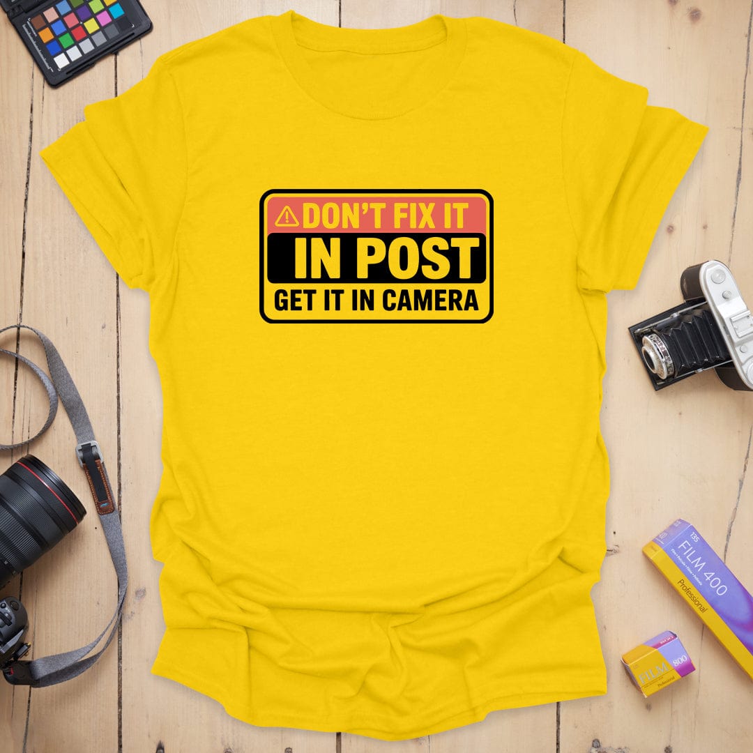 Post Production Warning T-Shirt
