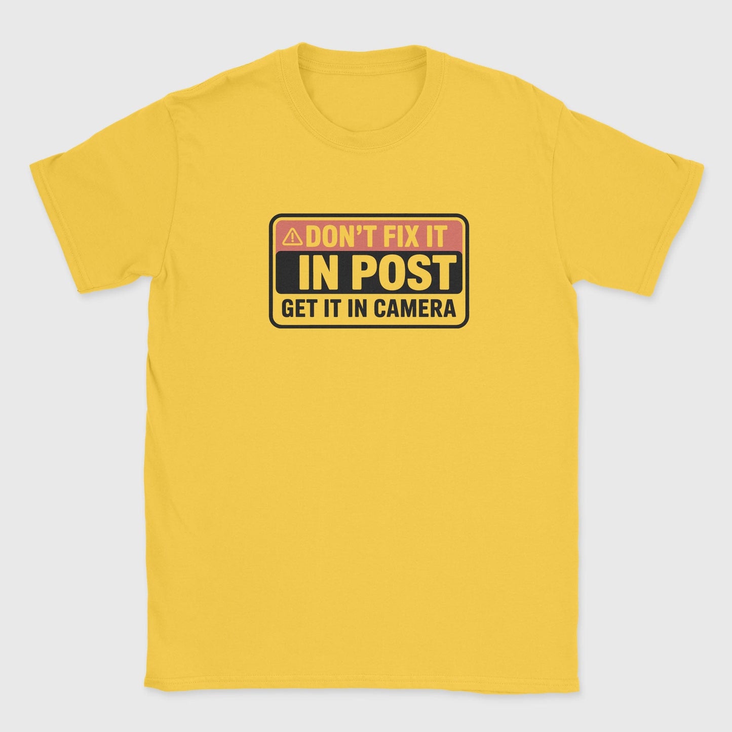 Post Production Warning T-Shirt