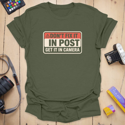 Post Production Warning T-Shirt