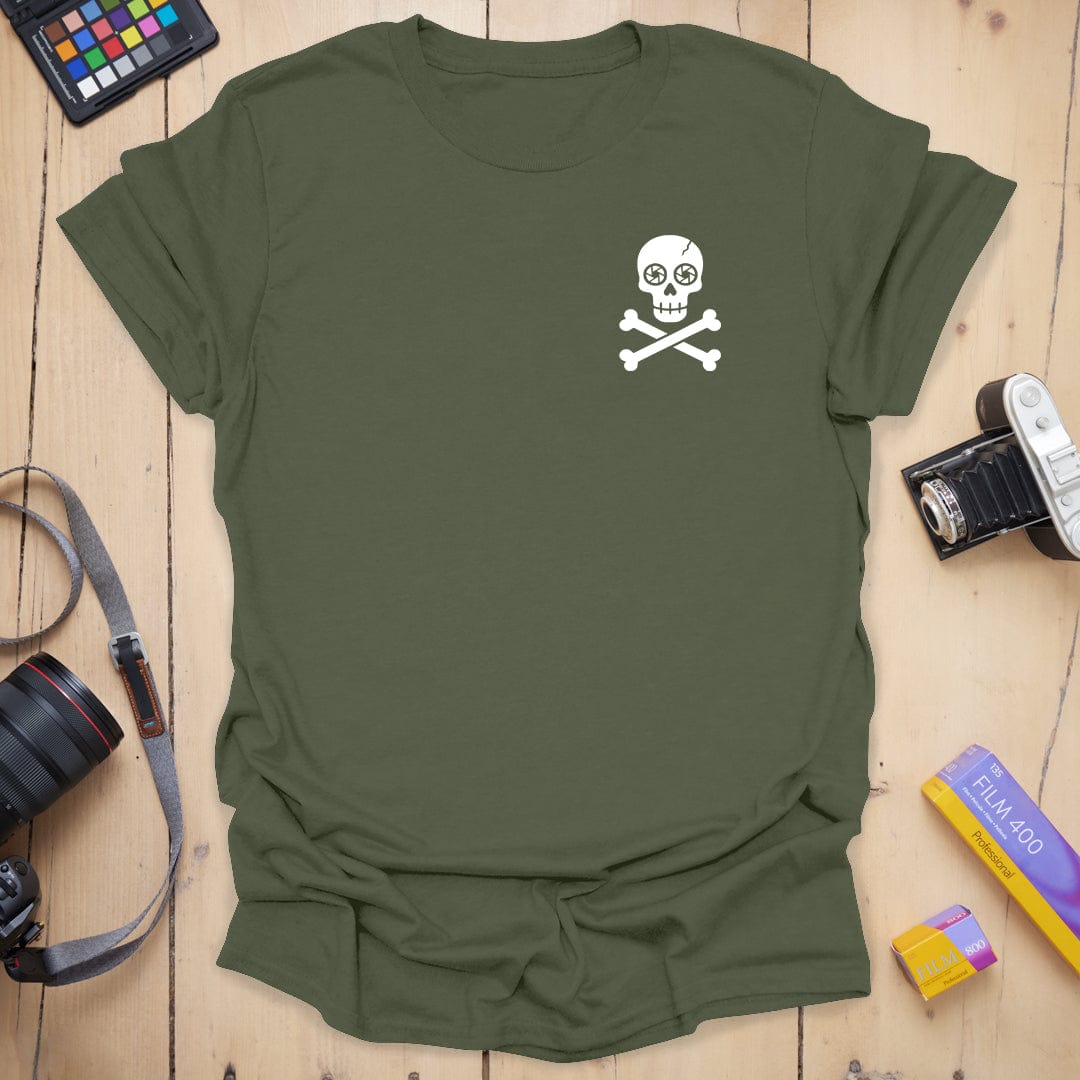 Skull and Shutter Badge T-Shirt