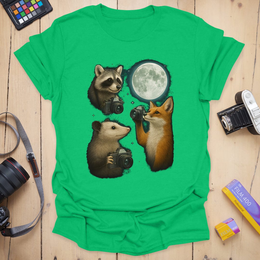 Three Photographers Moon T-Shirt