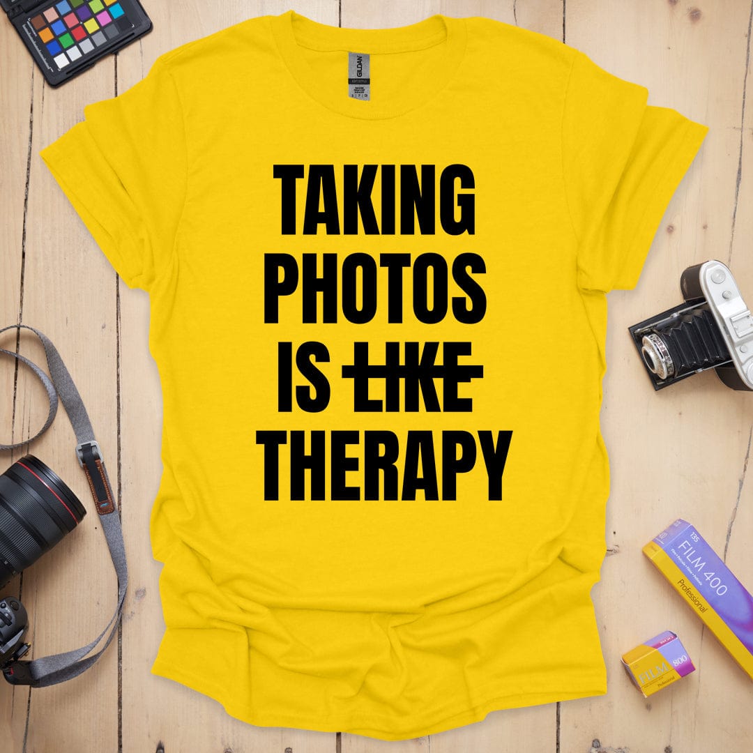 Taking Photos Is Like Therapy T-Shirt