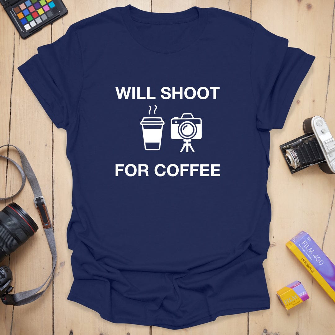 Will Shoot For Coffee T-Shirt