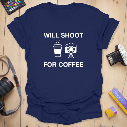 Will Shoot For Coffee T-Shirt