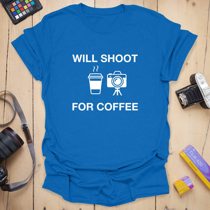 Will Shoot For Coffee T-Shirt