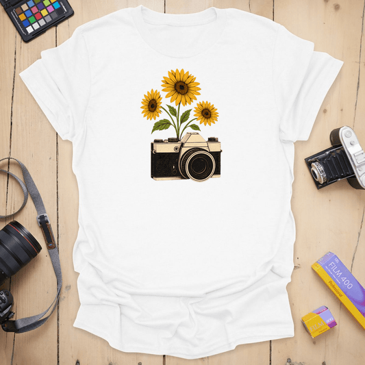 415 Sunflowers - White